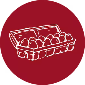 Libre service illustration boîte d'oeufs